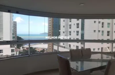 Locação anual, vista mar com 03 suítes e 2 vagas de garagem localizado no bairro pioneiros em balneário camboriú.
