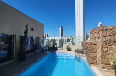 Don rafael - cobertura duplex á venda com 4 suítes, piscina privativa e 4 vagas localizada no centro de balneário camboriú.
