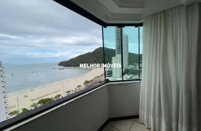 Locação anual com vista mar, apartamento com 03 dormitórios, com uma localização privilegiada na quadra mar em balneário camboriú.
