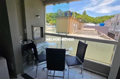 Ilha do mel residencial - locação anual apartamento com 02 dormitórios, sacada com churrasqueira localizado no bairro rio pequeno em camboriú.