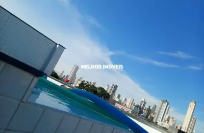 Antígua - cobertura à venda mobiliada com 03 dormitórios sendo 01 suíte, piscina, localizada no centro de balneário camboriú - sc