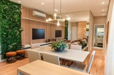 Apartamento pronto para morar  com 3 dormitórios à venda, 74 m² por r$ 602.500 - condomínio manai residence - indaiatuba/sp