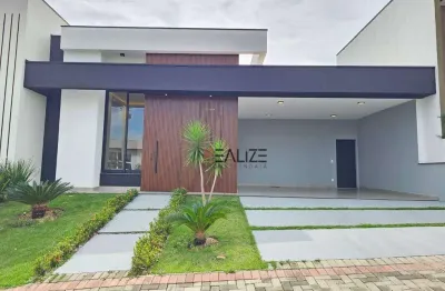 Casa moderna com 3 suítes e escritório à venda, 193 m² por r$ 1.640.000 - condomínio fechado - indaiatuba/sp