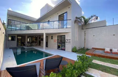 Casa alto padrão com 5 dormitórios à venda, 305 m² por r$ 2.280.000 - jardim bela vista - indaiatuba/sp