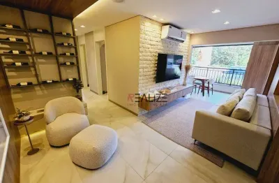 Apartamento lançamento com 3 dormitórios à venda, 91 m² a partir de r$ 898.000 - botânica flora brasilis - indaiatuba/sp