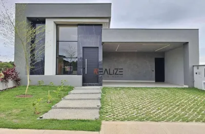 Casa térrea com 3 suítes e escritório à venda, 225 m² por r$ 1.950.000 - condomínio villa sapezal - indaiatuba/sp