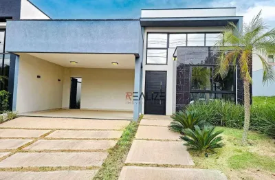 Casa com escritório e 3 dormitórios à venda, 195 m² por r$ 1.395.000 - condomínio jardim piemonte - indaiatuba/sp