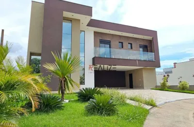 Sobrado com 4 suítes e escritório à venda, 320 m² por r$ 2.950.000 - condomínio fechado - indaiatuba/sp