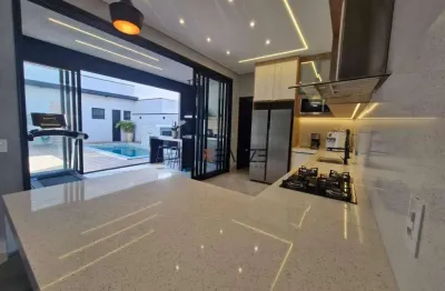 Casa moderna pronto para morar com 3 suítes à venda, 192 m² por r$ 1.700.000 - condomínio fechado - indaiatuba/sp
