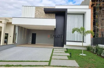 Casa térrea pronta para morar com 3 suítes à venda, 198 m² por r$ 1.690.000 - condomínio fechado - indaiatuba/sp