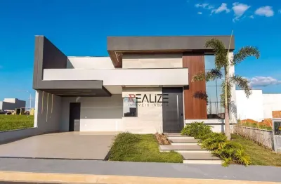 Casa moderna com 3 suítes e escritório à venda, por r$ 2.100.000 - condomínio próximo parque ecológico de indaiatuba/sp