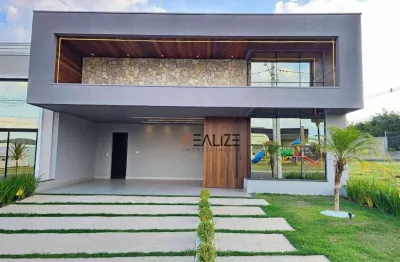 Casa moderna com 3 suítes e escritório à venda, por r$ 1.800.000 - condomínio fechado em indaiatuba/sp
