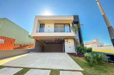 Casa com vista para área verde e escritório à venda, 169 m² por r$ 1.390.000 - condomínio park gran reserve - indaiatuba/sp
