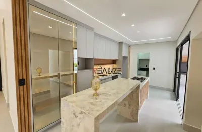 Casa térrea com escritório e banheira de hidromassagem à venda, 196 m² por r$ 1.790.000 - condomínio london park - indaiatuba/são paulo