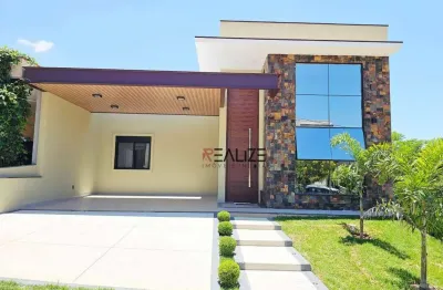 Casa com quintal e vista para área verde à venda, 157 m² por r$ 1.500.000 - condomínio park gran reserve - indaiatuba/sp