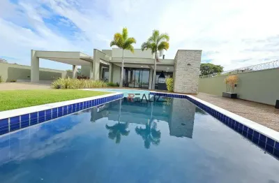 Casa moderna com quintal 3 suítes à venda, 261 m² por R$ 2.550.000 - Condomínio Terras de Itaici - Indaiatuba/SP