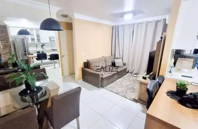 Apartamento com vista livre e 2 dormitórios à venda, 49 m² por R$ 362.000 - Condomínio Villa das Praças - Indaiatuba/SP