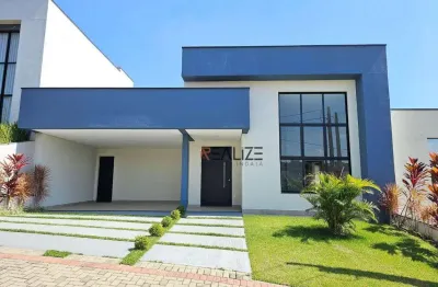 Casa moderna em condomínio com 3 dormitórios à venda, por R$ 1.380.000 - Indaiatuba Interior SP