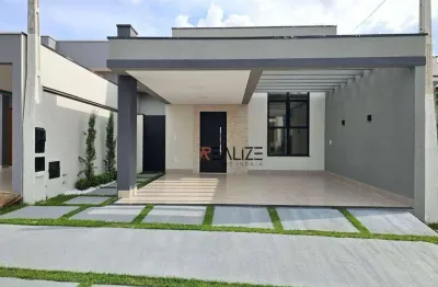 Casa moderna com 3 dormitórios à venda, 105 m² por R$ 960.000 - Condomínio Jardins do Império - Indaiatuba/SP