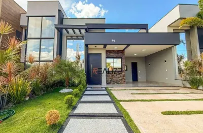 Casa com piscina e escritório à venda, 144 m² por R$ 1.340.000 - Condomínio Mantova - Indaiatuba/SP