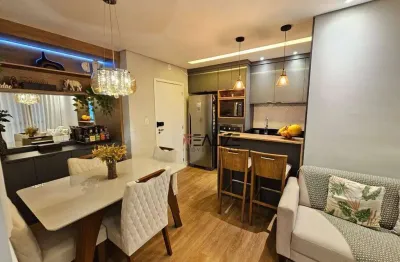 Apartamento pronto para morar! andar alto com móveis planejados – condomínio villa helvetia, indaiatuba | r$ 495.000