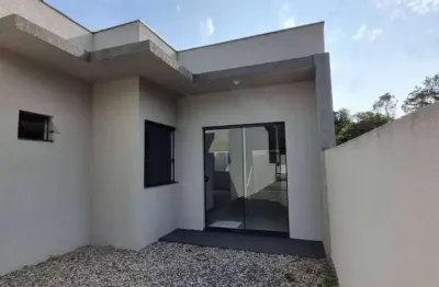 Casa com 1 suite + 1 quarto, churrasqueira no baln. são josé - itapoá sc.