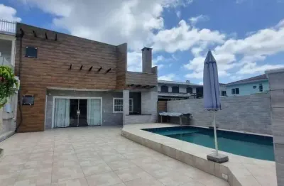 Sobrado com 8 quartos em itapoá - jardim perola do atlántico