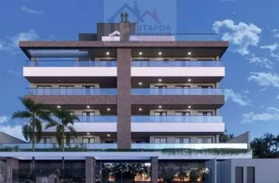 Apartamento c/ 3 suites + lavabo, área de festas com churrasqueira, 36 m² de terraço.
