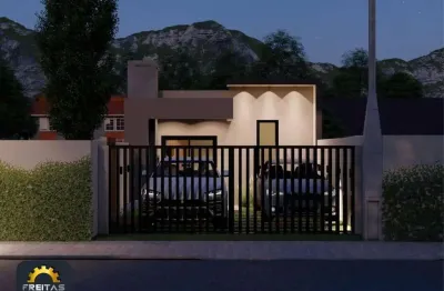 Casa com promoção de lançamento, de r$ 420.000,00 por r$ 357.000,00 .