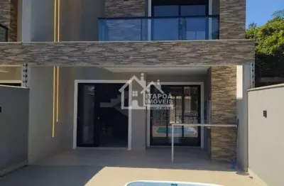 Sobrado com 4 quartos, 1 suíte, no balneário sai mirim, a 400m do mar.