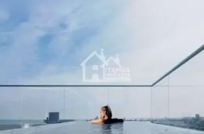 Apartamento c/ 3 suites + lavabo, área de festas com churrasqueira, 36 m² de terraço.