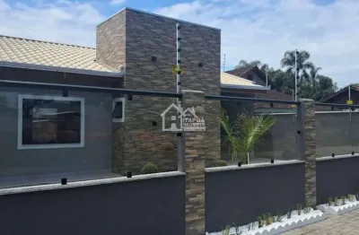 Casa com 3 quartos no balneário sai mirim, à 500 metros da praia