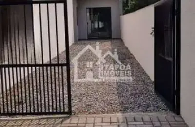 Casa com 1 suite + 1 quarto, churrasqueira no baln. são josé - itapoá sc.