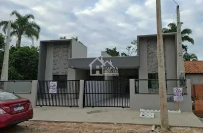 Casa com 3 quartos, 1 suíte,  balneário ipacaray, 1100 metros do mar