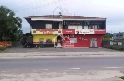 Prédio comercial e residencial com 5 salas + 2 kitnet/ + 1 casa,  localizada avenida celso ramos