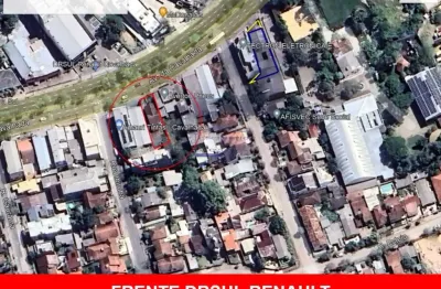 Terreno com casa antiga comercial à venda em porto alegre-rs, bairro cavalhada  2 quartos, 1 sala, 2 banheiros, 3 vagas, 100m²