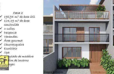 Sobrado em construção com 3 dormitórios à , todos suítes  - vila gumercindo - são paulo/sp