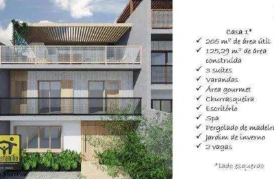 Sobrado em construção com 3 dormitórios todos suítes   - vila firmiano pinto - são paulo/sp