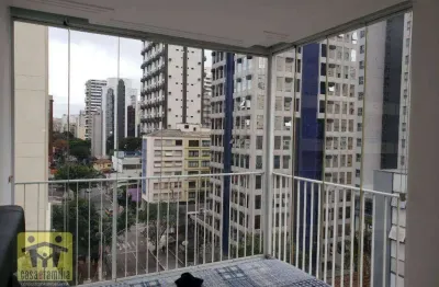 Apartamento mobiliado com 2 dormitórios,  - venda por r$ 850.000 ou aluguel por r$ 5.687/mês - moema - são paulo/sp