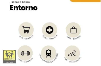 Apartamento  em construção com 2 dormitórios à venda, 40 m² por r$ 425.000 - saúde - são paulo/sp