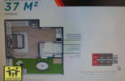 Apartamento garden em construção  com 1 dormitório à venda, 37 m² por r$ 351.900 - saúde - são paulo/sp