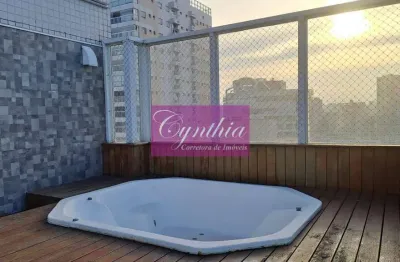 Garden duplex / santos - 4 dormitórios com sacada e jacuzzi