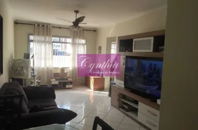 Campo grande / santos - apartamento com 2 dormitórios, garagem demarcada