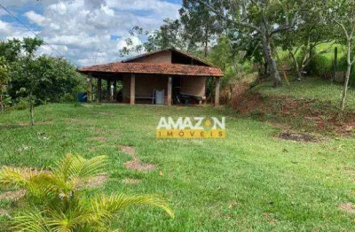 Chácara com 2 dormitórios à venda, 3000 m² por r$ 320.000,00 - taboão - taubaté/sp