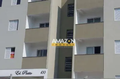 Apartamento com 2 dormitórios à venda, 60 m² por r$ 212.000,00 - parque santo antônio - taubaté/sp