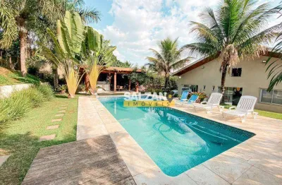Casa com 4 dormitórios à venda, 400 m² por r$ 3.000.000,00 - chácaras cataguá - taubaté/sp
