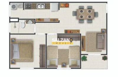 Apartamento com 2 dormitórios à venda, 65 m² por r$ 415.000,00 - jardim elisabeth - campos do jordão/sp