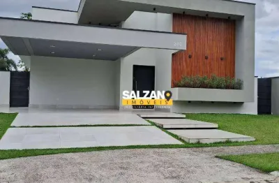 Casa com 3 dormitórios para alugar, 220 m² por r$ 9.000,00/mês - condomínio terras de san marco - taubaté/sp