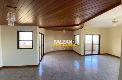 Apartamento com 4 dormitórios para alugar, 264 m² - edifício plaza alta - taubaté/sp
