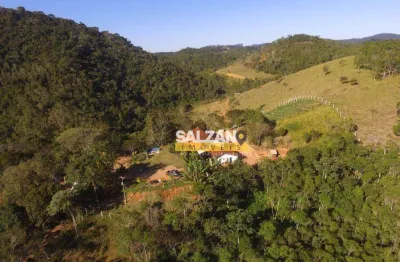 Sítio com 5 dormitórios à venda, 137940 m² por r$ 1.100.000 - palmeiras - natividade da serra/sp